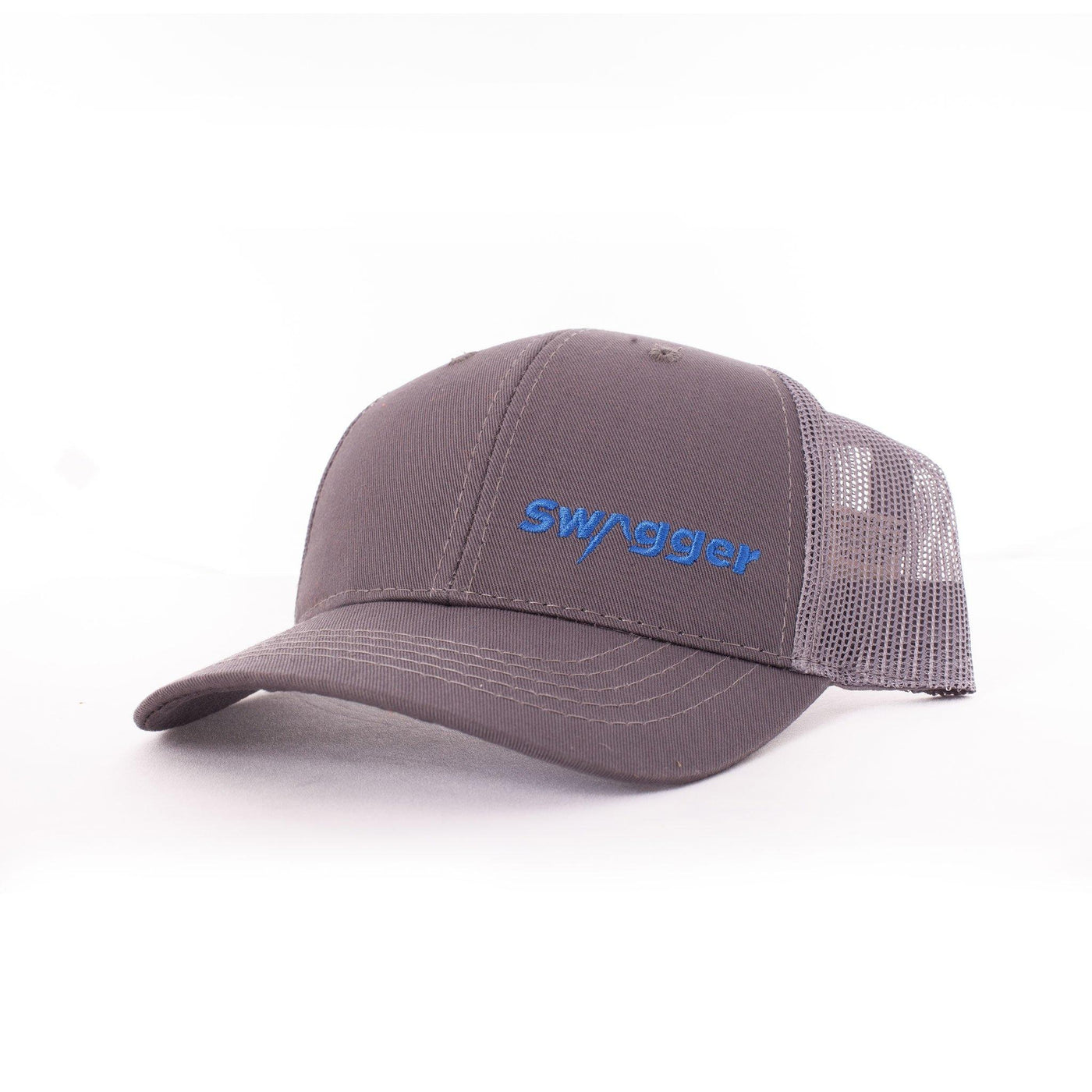 Gray swagger bipod logo hat